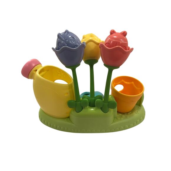 Colorful Playskool Busy Lil’ Jiggle Flower Garden Rare 2008 Toy Play Set - Picture 5 of 8